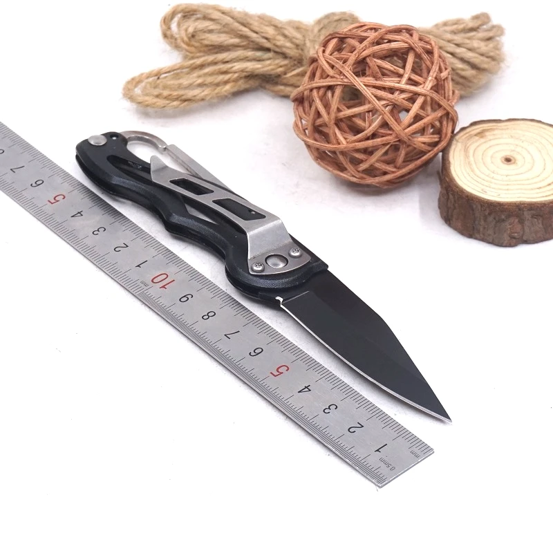 Складной карманный нож, тактический нож для выживания с брелком, охотничий Походный нож, 440C Лезвие, Открытый EDC инструменты