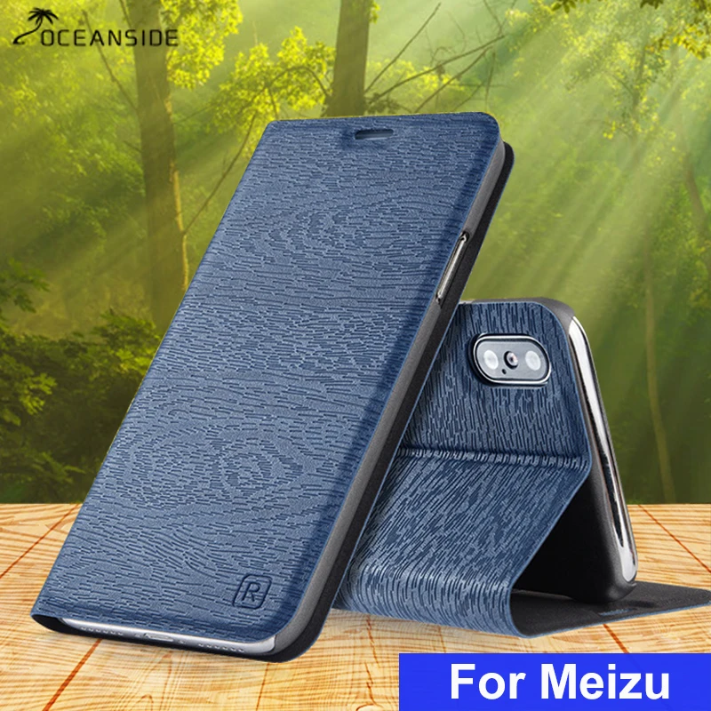 

For Meizu M6 Note S6 M6T PU flip leather case On Meilan Note6 6T flip cover luxury card Fundas Slot Stand Case