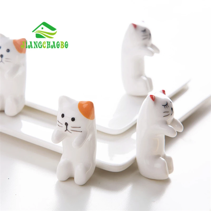 JiangChaoBo мультфильм Керамика палочки дозирующая детская ложка для полка стойка