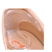 10 пар/лот Т-образные Силиконовые мягкие вставки на пятке удобные подушечки для ухода за ногами аксессуары