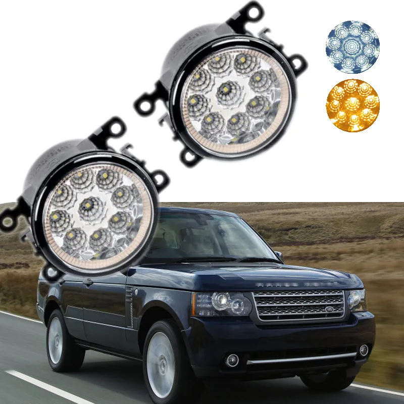 Авто Стайлинг для Land Rover Range 3 лм 2010 2011 2012 9 штук Светодиодный туман светильник H11 12V