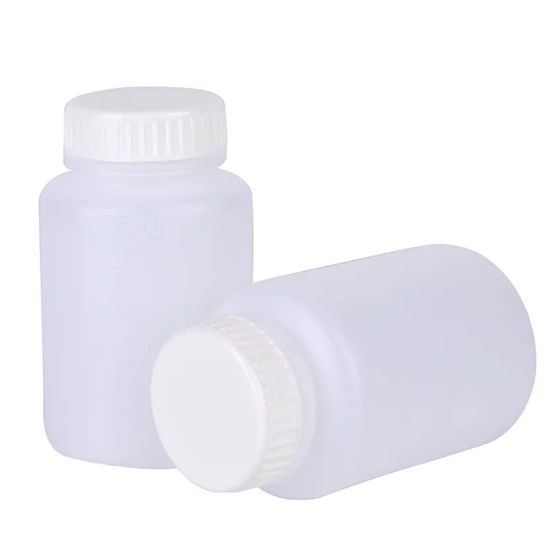2 шт цилиндрической формы 100 мл прозрачный пластиковый реагент для хранения химических веществ бутылка