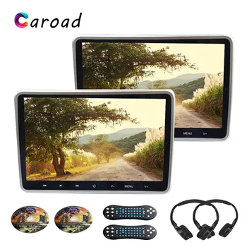

Car DVD Player 10.1 Inch Digital TFT LCD Screen Touch Button Car Headrest Monitor With HDMI/USB/SD/IR/FM Game Remote Control MP5