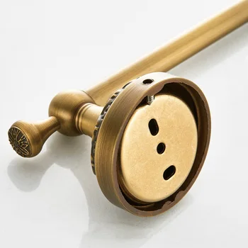 

Brass Wall Mounted Toilet Paper Roll Holder Tissue Rack Bar Without Cover