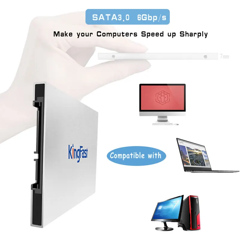 F6 бренд Kingfast 2 5 &quotвнутренний 32 ГБ 60 128 SSD твердотельный жесткий диск для ноутбука