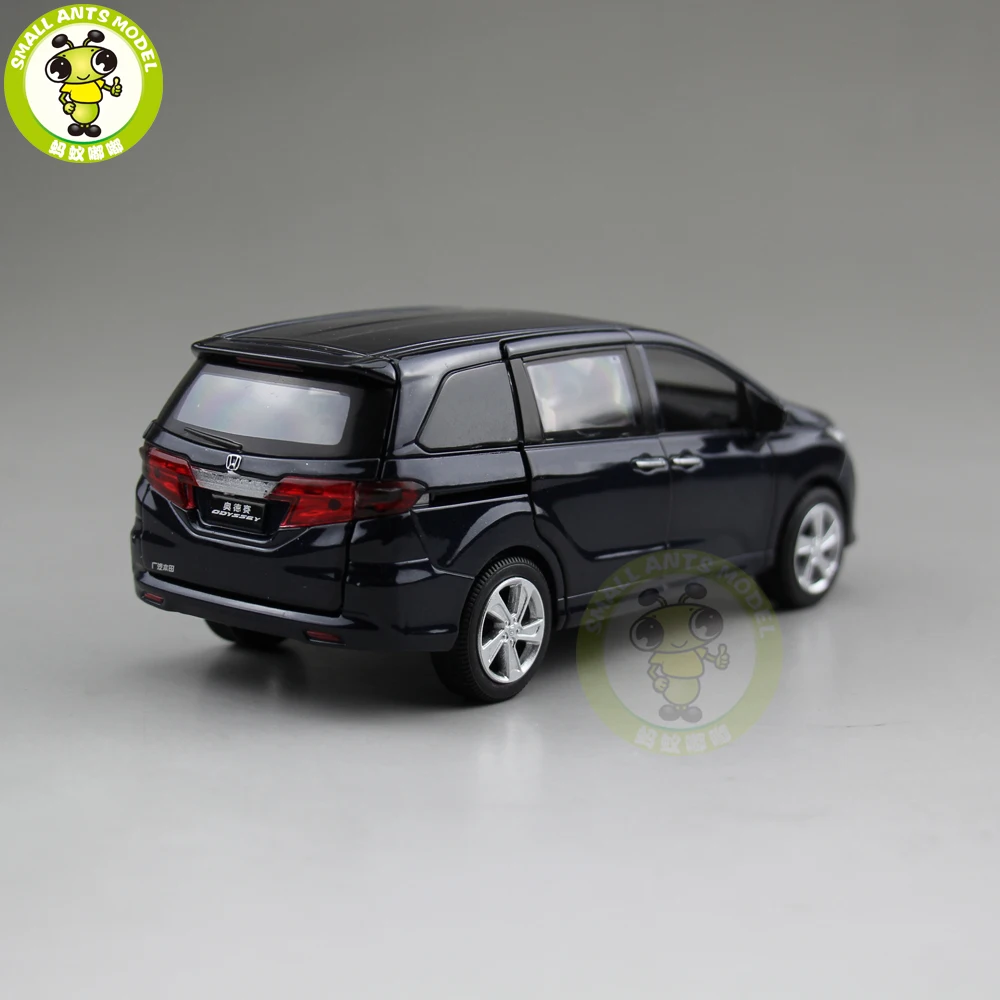 1/32 JACKIEKIM Odyssey MPV литая под давлением Металлическая Модель автомобиля игрушки для детей Детское звуковое освещение Вытяните назад подарки коллекция хобби