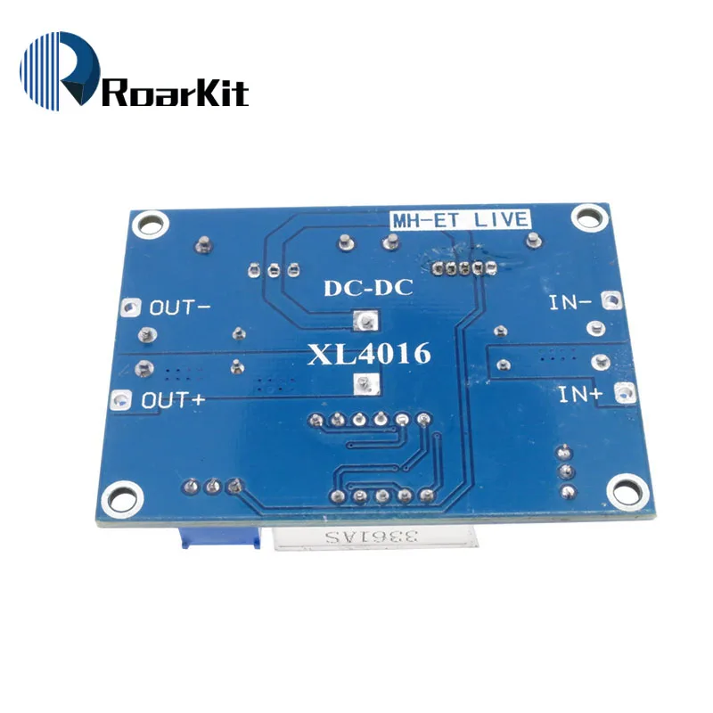 Светодиодный вольтметр ШИМ регулируемый 4-36 в до 1,25-36 в понижающий модуль XL4016 8A 200 Вт DC-DC модуль