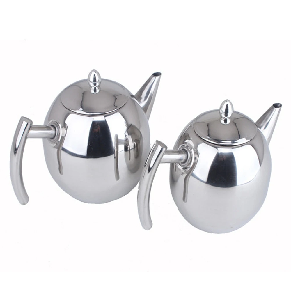 Чайник свадебный из нержавеющей стали 1 л с ситечком|stainless steel infuser|coffee teatool pot |