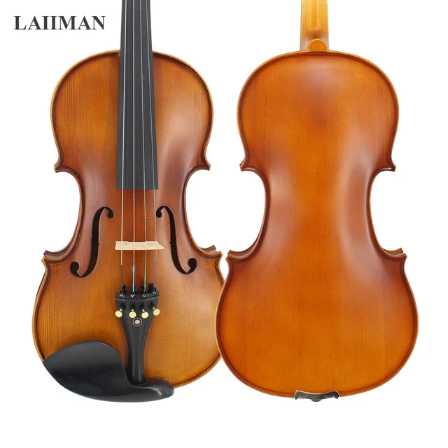 Special Offers Maple Advanced Violin Handcraft Matt Finished Spruce Face Full Size 4/4 Violin Ebony Parts w/ Rectangle Case Bow Rosin