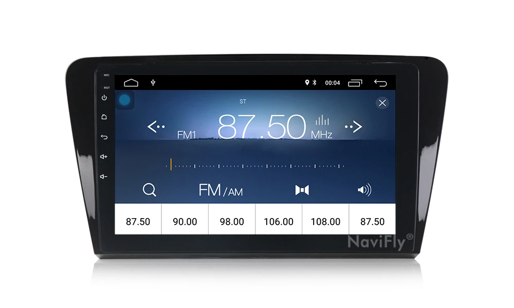 Top NaviFly Auto stereo player Android 8.1 Car GPS Radio for Skoda Octavia A7 2013 2014 2015 2016 with Navigation multimedia WIFI BT 8