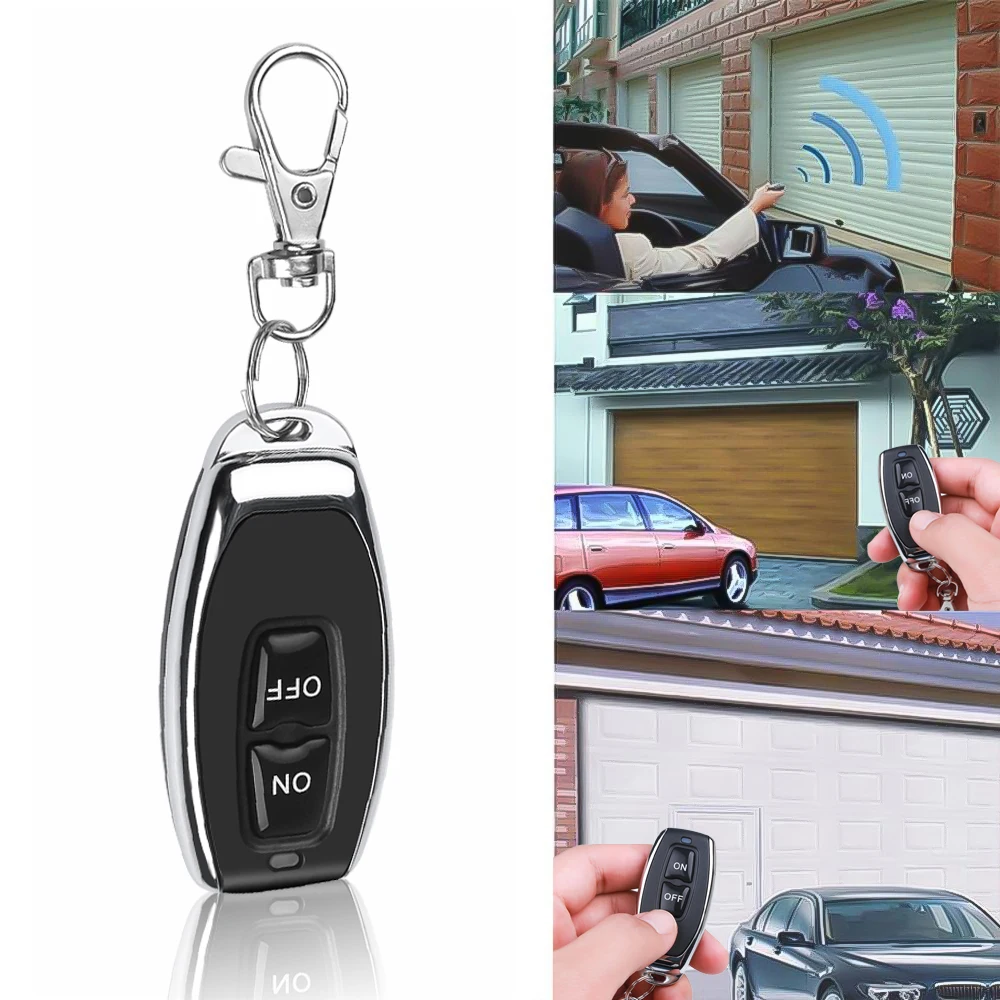 

2 channel RF Cloning Remote Control Copy Controller Wireless Transmitter on off Car Key 433MHz Electric Gate Garage Door Switch