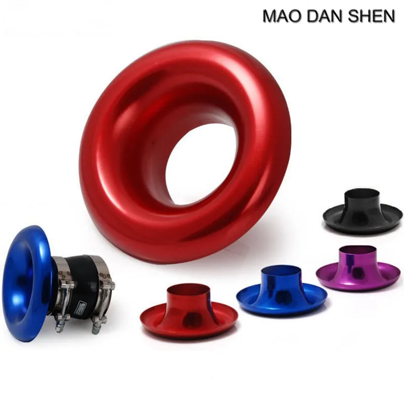 Car 3" Short Cold Air Compressor Intake Inlet Velocity Stack Turbo Horn