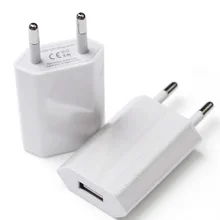 Hot Selling High Quality European EU Plug USB AC Travel Wall Charging Charger Power Adapter For Apple iPhone 6 6S 5 5S 4 4S 3GS