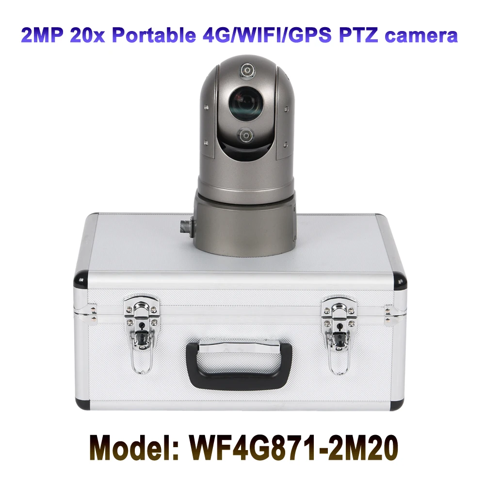 

2 MP 4G wifi GPS outdoor Vehicle dome IR 60M PTZ IP Camera with Shakeproof Mounting and Magnetic Sucker