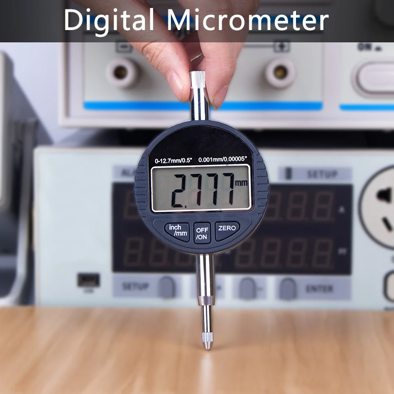 

Tester Tools wear-resistant rust-proof 0-12.7mm/0.5" Range Gauge Digital Dial indicator Precision Tool 0.001mm/0.00005