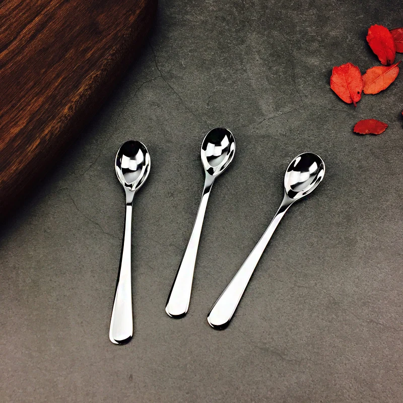 

Cute Coffee Spoon Quality Stainless Cutlery Stirring Mixing Spoon Honey Dessert Cookies Ice Tea Spoon Baby Tableware Ecofriendly