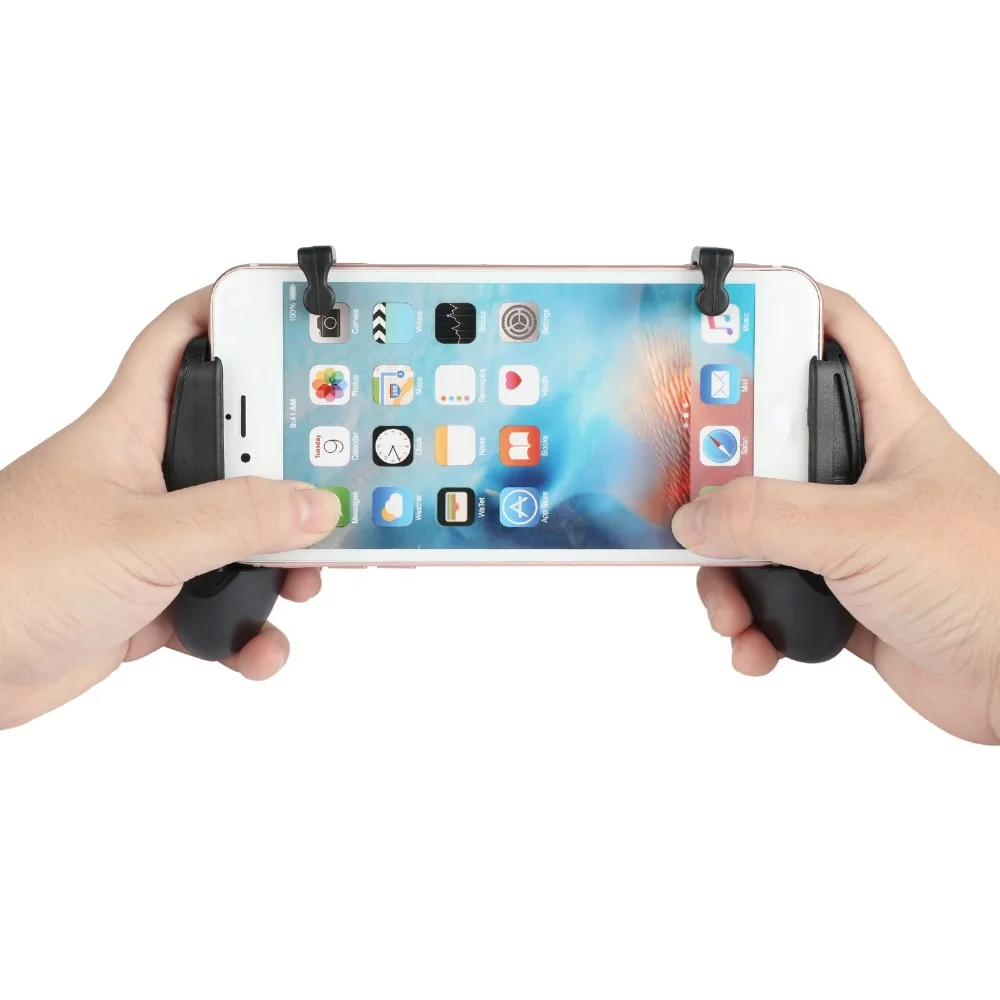  1 Pair Gaming Trigger Fire Button With Mobile Joysticks PUBG L1R1 Shooter Controller Mobile Gamepad