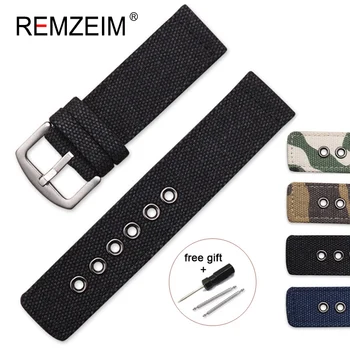 

Nylon Watchband 18mm 20mm 22mm 24mm Canvas Camouflage Watch Strap Band Watches Bracelet Montre Pulseira Relogio Correa Reloj