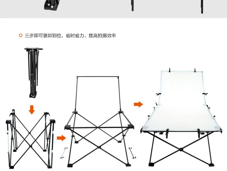 GODOX FPT-100 Мобильная Студия в сложенном виде фото стол 100x200 см с сумкой 100x200 см складной съемочный стол CD05Y