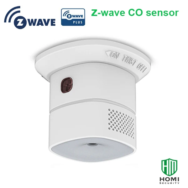 Sensor inalámbrico z-wave Alliance z-wave Plus, Sensor inteligente de monóxido de carbono Detector de CO tipo europeo z-wave 868,42 mhz