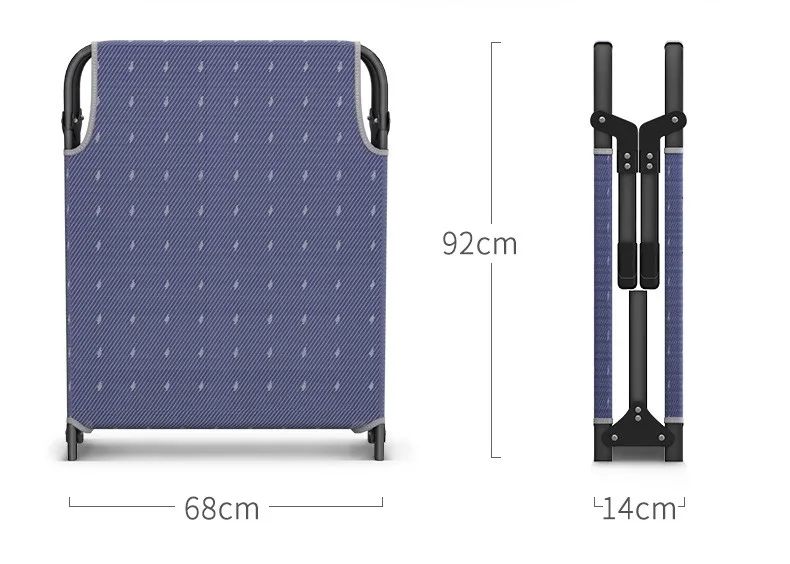 Широкая кровать Одиночная раскладушка ленивая кровать сопроводительная простая больница для лагеря Сиеста невидимая Бесплатная