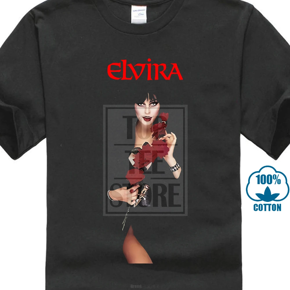

Elvira: Mistress Of The Dark V24 Movie Poster T Shirts Black All Sizes S 4Xl