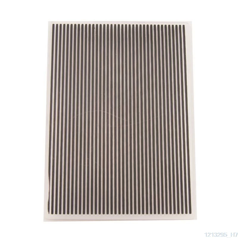 

Plastic Embossing Folder Template DIY Scrapbook Photo Album Card Craft Stripe