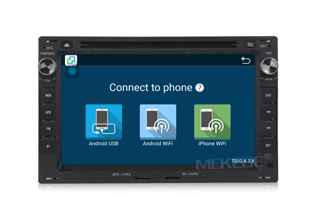Sale MEKEDE Quad Core 2G RAM Android 7.1 Car DVD GPS radio stereo For Glof Bora Passat Mk5 Golf Mk4 Polo Seat with WIFI 4G Sim lte 7