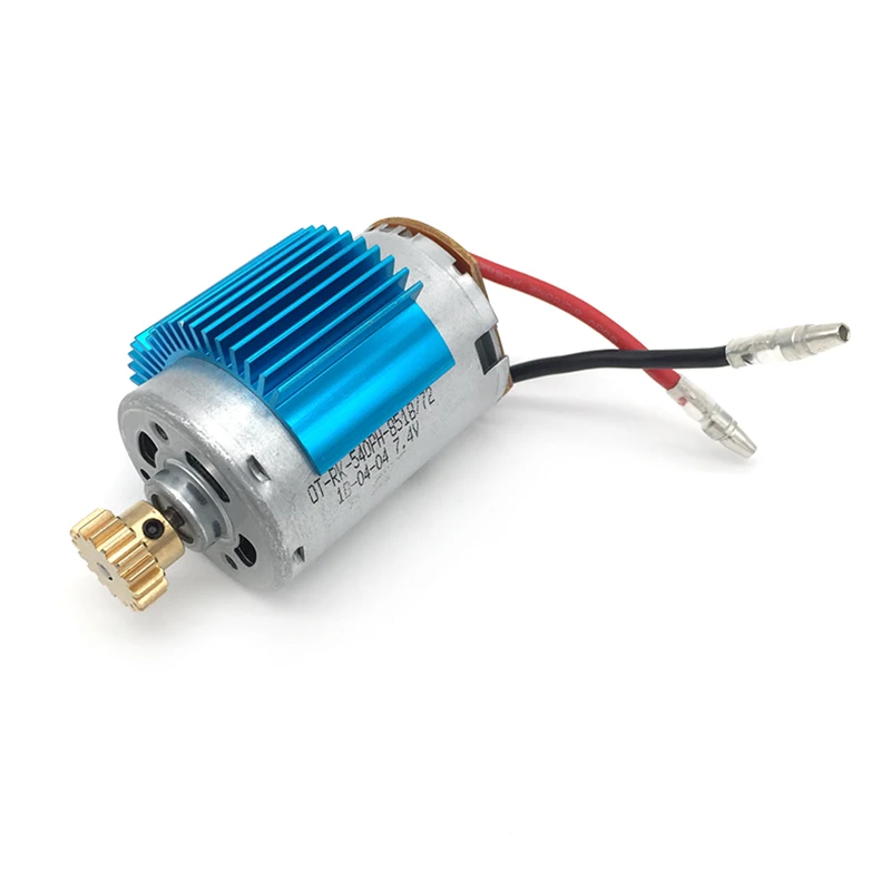 Wltoys 12428 12423 1/12 RC Car Spare Parts 540 Motor and 17T motor gear , Motor radiator  12428-0121+0088+XY12017