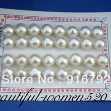 >>>>> 16 пар 12 мм круглый белый FW жемчужные серьги