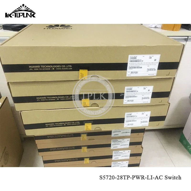 Оригинальный Портативный Ethernet коммутатор Hua wei 24 порта + 4 гигабитных питания SFPs POE