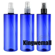 300 шт./лот Ёмкость 500 мл Пластик Big Pet синий бутылки спрей косметические пустой распылитель