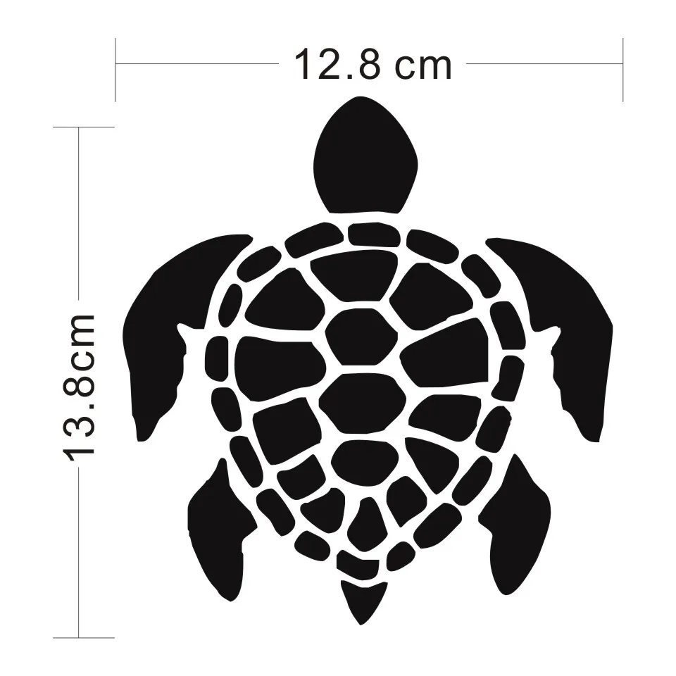 Cunymagos Honu Sea Turtles Fashion Car Styling Vinyl Car Sticker Creativve Motorcycle Auto Car Decal Sticker Funny 12.8cm13 (2)
