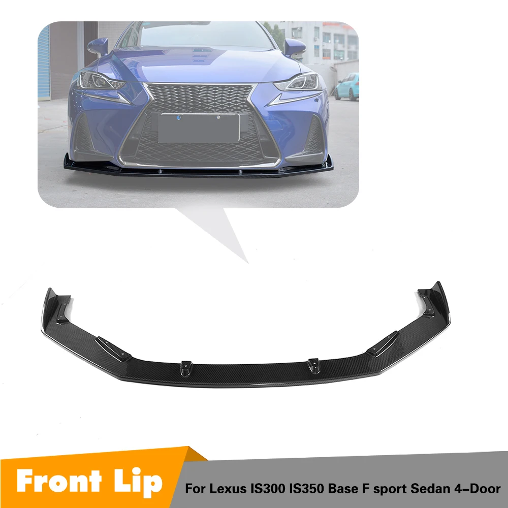 Carbon Fiber Front Bumper Lip Spoiler Bumper Guard for Lexus IS300