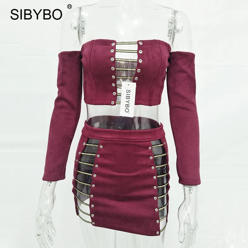 Sibybo комплект из двух предметов замши Кожаные модельные туфли Для женщин