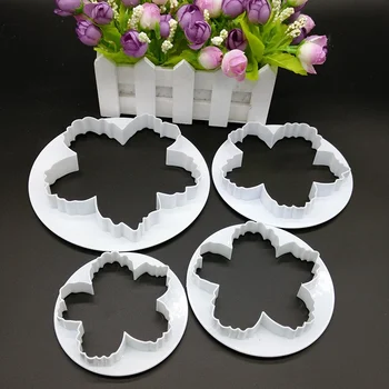 

4PCS Bigger Peony Petals Cutter Gum Paste Flowers Cake Decorating Cutter Fondant Mould Sugar Tools [4]