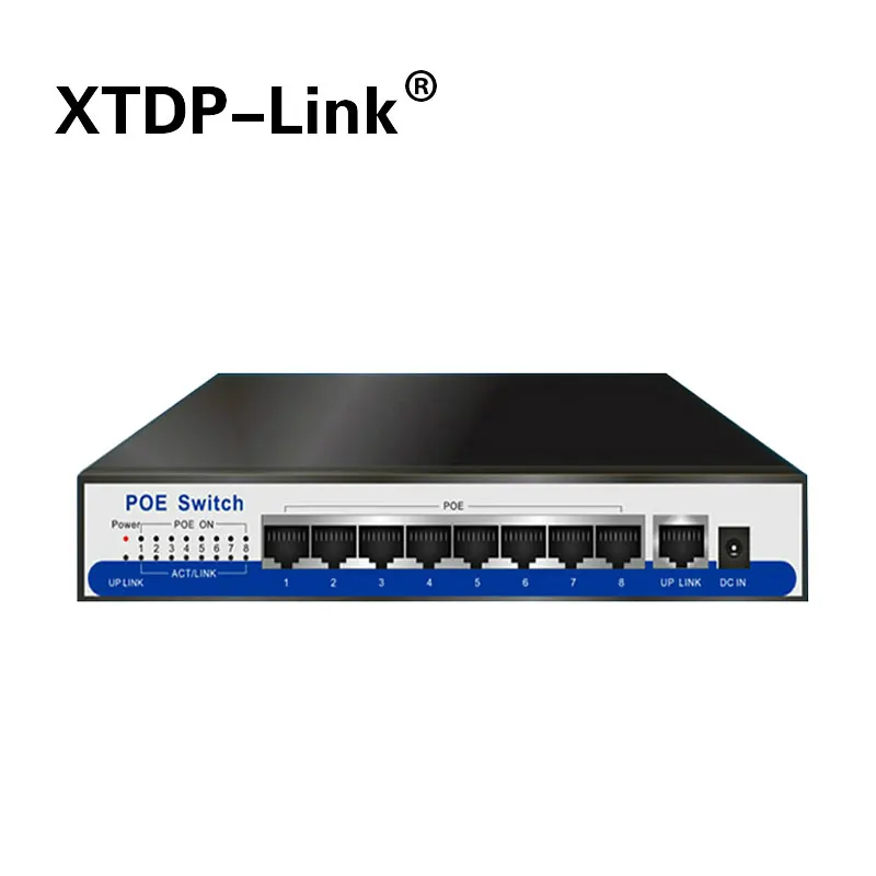

IEEE802.3af POE 8ch 10/100Mbps switch power over ethernet network rj45 lan hub switches poe 8 port supply cctv ip cameras