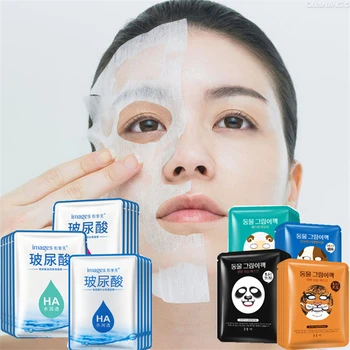 

2018 Images 10Pcs Mask Skin Care Moisturizing Whitening Anti-wrinkle Gentle Nourishing Skin care