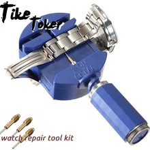 Tike toker, инструменты для часов, ремонт часов, часы, крепежный инструмент, ремешки на ремешке, средство для удаления с 5 контактами, набор инструментов для ремонта часов 10