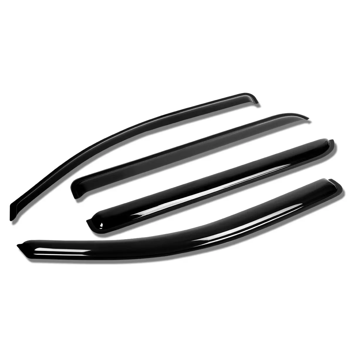 For Chevy Silverado/GMC Sierra Crew Cab 4pcs Tape On Window Visor