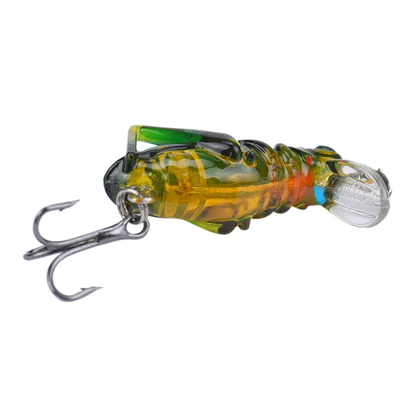 

2017 5pc boxed new road sub-bait bionic cricket series four-color hooks insect Safety & Survival Z911