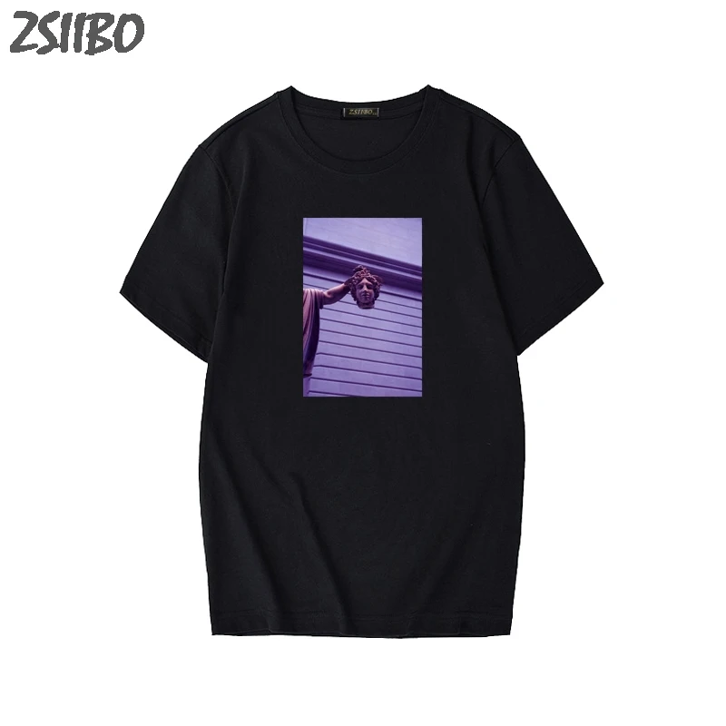 Black1 Harajuku, Мужская футболка, статуя медузы, Мужская футболка, микаеланжело систина, забавная Мужская футболка, дропшиппинг, топы, XXXL - Цвет: Black1