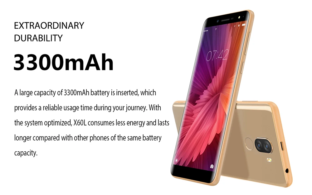 Оригинал DOOGEE Y8 Android 9 0 мобильный телефон 6 1 inch 19:9 Экран MTK6739 4 ядра 3 GB 16 8MP 3400 mAh
