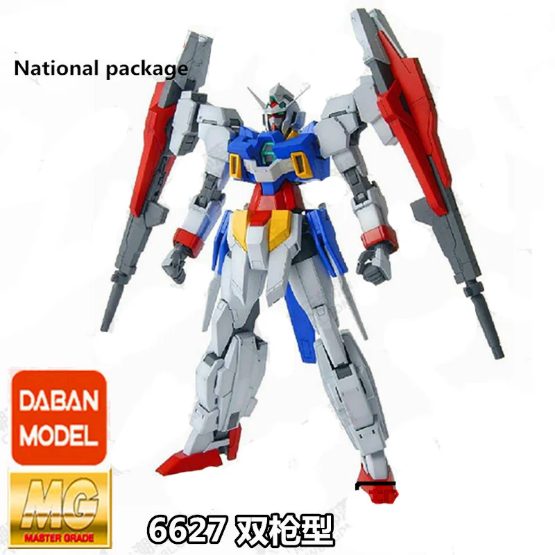 

DABAN anime figures Gundam MG 1/100 FIGHTEA AGE-2 00UBLE BULLET robot action figure model kits toys