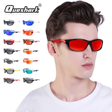 Queshark TR90 UV400 HD мужские и женские поляризованные солнцезащитные очки для велоспорта, спортивные очки для велосипеда, очки для альпинизма, пешего туризма, рыбалки