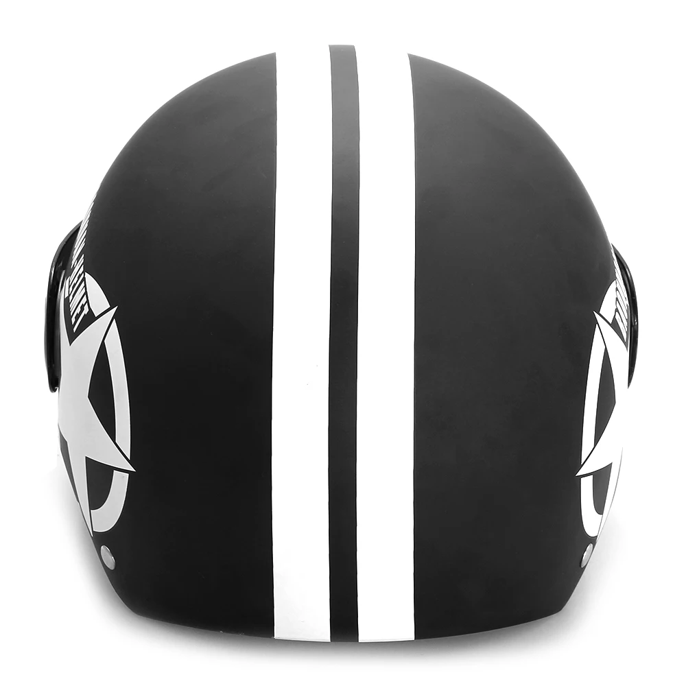 CARCHET moto cross Helmet 56-60 см moto rcycle полулицевые шлемы с открытым лицом регулируемый размер пятиконечный шлем со звездой Casco para moto