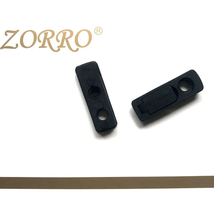

2 Pcs/lot ZORRO 902 Lighter Interior Rubber Bottom Lighter Wicks Cotton,Reduce Volatile Gasoline No Liner Gadgets for Men 2019