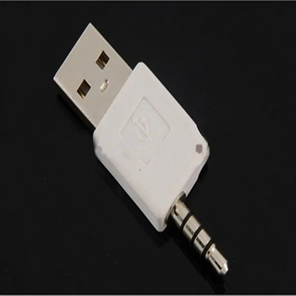 Мини 3,5 мм разъем usb кабель для передачи данных и зарядки адаптер для APPLE iPod 2th Shuffle электрические аксессуары usb зарядки разъемы