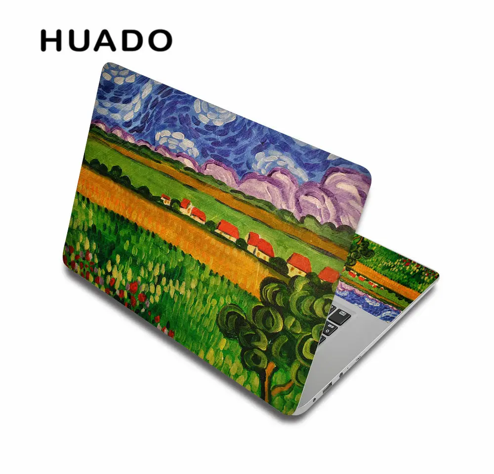 Oil painting waterproof notebook stickers for 15.6 15\