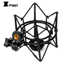 Металлический паук микрофон Шок крепление микрофонная стойка Shockmount для SE Электроника Gemini II RNT студия видео запись компьютер ноутбук